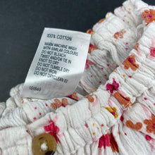 Load image into Gallery viewer, Girls Anko, floral crinkle cotton long sleeve top, GUC, size 1,  