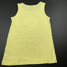 Load image into Gallery viewer, Girls Kids &amp; Co, yellow cotton tank top, shell, FUC, size 7,  