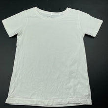 Load image into Gallery viewer, Boys Anko, white cotton t-shirt / top, GUC, size 7,  