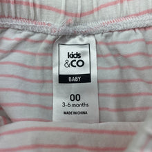 Load image into Gallery viewer, Girls Kids &amp; Co, pink stripe nappy cover / bloomers, EUC, size 00,  
