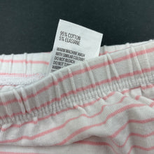 Load image into Gallery viewer, Girls Kids &amp; Co, pink stripe nappy cover / bloomers, EUC, size 00,  