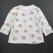 Load image into Gallery viewer, Girls Disney, Minnie Mouse soft feel long sleeve top, EUC, size 00,  