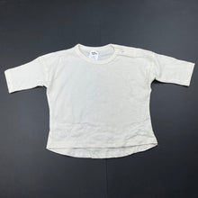 Load image into Gallery viewer, unisex Baby Berry, cream cotton long sleeve top, EUC, size 000,  