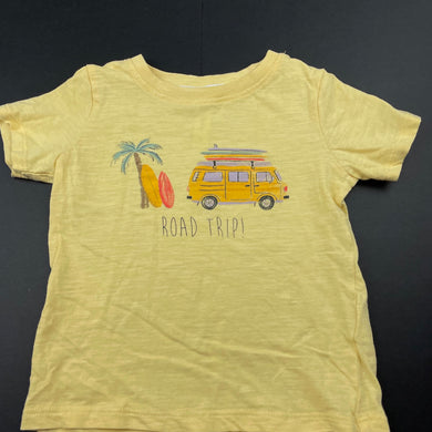 Boys Dymples, yellow organic cotton t-shirt / top, GUC, size 1,  