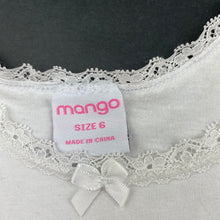 Load image into Gallery viewer, Girls Mango, stretchy singlet top, FUC, size 6,  