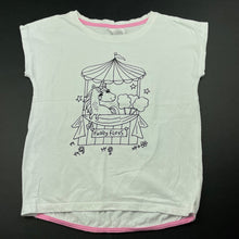 Load image into Gallery viewer, Girls Target, white cotton t-shirt / top, unicorn, EUC, size 6,  