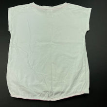 Load image into Gallery viewer, Girls Target, white cotton t-shirt / top, unicorn, EUC, size 6,  