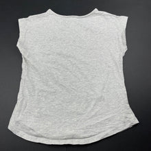 Load image into Gallery viewer, Girls Emerson, grey marle cotton top, clouds, FUC, size 6,  