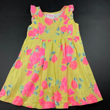 Load image into Gallery viewer, Girls Mango, colourful floral cotton dress, EUC, size 5, L: 54cm