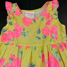 Load image into Gallery viewer, Girls Mango, colourful floral cotton dress, EUC, size 5, L: 54cm