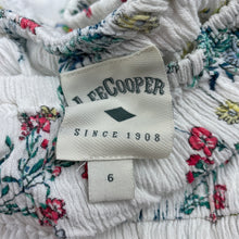 Load image into Gallery viewer, Girls Lee Cooper, lightweight crinkle floral dress, FUC, size 6, L: 58cm