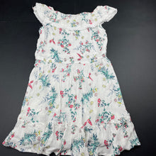 Load image into Gallery viewer, Girls Lee Cooper, lightweight crinkle floral dress, FUC, size 6, L: 58cm