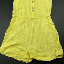 Load image into Gallery viewer, Girls Peter Morrissey, yellow summer playsuit, GUC, size 6,  