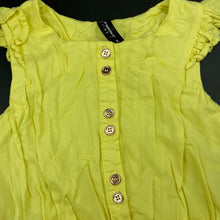 Load image into Gallery viewer, Girls Peter Morrissey, yellow summer playsuit, GUC, size 6,  