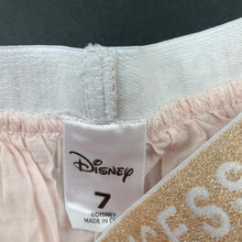 Load image into Gallery viewer, Girls Disney, Princess, cotton lined tulle skirt, elasticated, L: 37cm, GUC, size 7,  