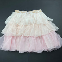 Load image into Gallery viewer, Girls Disney, Princess, cotton lined tulle skirt, elasticated, L: 37cm, GUC, size 7,  
