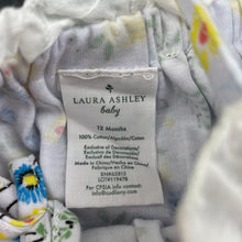 Load image into Gallery viewer, Girls Laura Ashley Baby, cotton summer romper, EUC, size 12 months,  