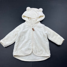 Load image into Gallery viewer, unisex H&amp;M, soft fleece zip hoodie sweater, EUC, size 0000,  