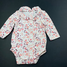 Load image into Gallery viewer, Girls Anko, floral stretchy bodysuit / romper, GUC, size 0000,  