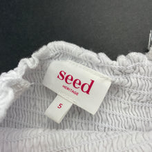 Load image into Gallery viewer, Girls Seed, stretchy shirred cotton top, GUC, size 5,  