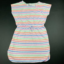 Load image into Gallery viewer, Girls B Collection, stripe cotton casual dress, FUC, size 7, L: 59cm
