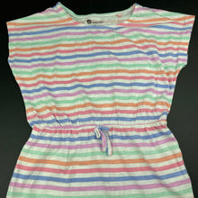 Load image into Gallery viewer, Girls B Collection, stripe cotton casual dress, FUC, size 7, L: 59cm