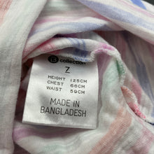 Load image into Gallery viewer, Girls B Collection, stripe cotton casual dress, FUC, size 7, L: 59cm