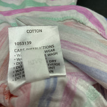Load image into Gallery viewer, Girls B Collection, stripe cotton casual dress, FUC, size 7, L: 59cm