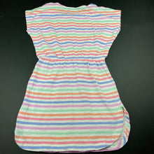 Load image into Gallery viewer, Girls B Collection, stripe cotton casual dress, FUC, size 7, L: 59cm