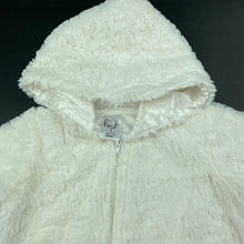 Load image into Gallery viewer, unisex Target, soft faux fur zip coverall / romper, EUC, size 1,  