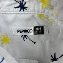 Load image into Gallery viewer, Boys PEP &amp; Co, lightweight cotton short sleeve shirt, FUC, size 3-4,  