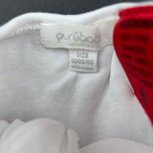 unisex purebaby, 0.5 Tog organic cotton sleeping bag, L: 61cm, GUC, size 0000-00,  