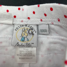 Load image into Gallery viewer, Girls Peter Rabbit, cotton footed leggings / bottoms, GUC, size 0000,  