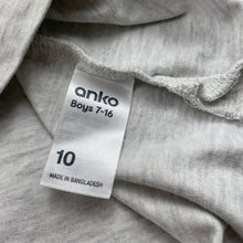 Load image into Gallery viewer, Boys Anko, grey marle t-shirt / top, FUC, size 10,  