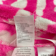 Load image into Gallery viewer, Girls Neon, fleece hooded dressing gown / bath robe, L: 66cm, FUC, size 4,  