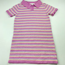 Load image into Gallery viewer, Girls Cotton On, knitted cotton short sleeve dress, GUC, size 3, L: 50cm