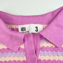 Load image into Gallery viewer, Girls Cotton On, knitted cotton short sleeve dress, GUC, size 3, L: 50cm
