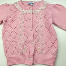 Load image into Gallery viewer, Girls Primaries, vintage style knitted cardigan, GUC, size 5,  