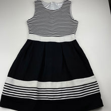 Load image into Gallery viewer, Girls Target, lined black &amp; white party dress, FUC, size 9, L: 70cm