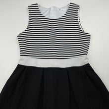 Load image into Gallery viewer, Girls Target, lined black &amp; white party dress, FUC, size 9, L: 70cm