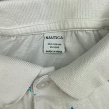 Load image into Gallery viewer, Boys Nautica, cotton polo shirt top, marks on front, FUC, size 12-13,  