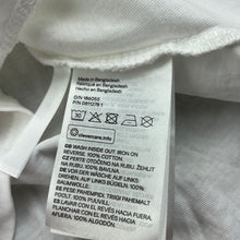 Load image into Gallery viewer, Girls H&amp;M, black &amp; white cotton t-shirt / top, EUC, size 9-10,  