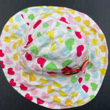 Load image into Gallery viewer, Girls Oobi, cotton bucket hat, chin strap, FUC, size 000-00,  