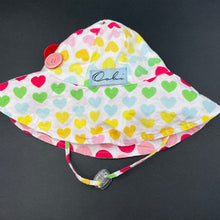 Load image into Gallery viewer, Girls Oobi, cotton bucket hat, chin strap, FUC, size 000-00,  