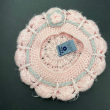 Load image into Gallery viewer, Girls Pumpkin Patch, pink crochet beret hat, circum: 50-53cm, FUC, size 2-3,  