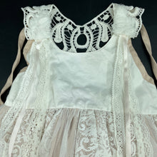 Load image into Gallery viewer, Girls Dollcake, vintage inspired lined lace party dress, very light marks on chest, FUC, size 5, L: 64cm