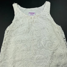 Load image into Gallery viewer, Girls Mango, lined floral lace dress, GUC, size 10, L: 71cm