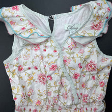 Load image into Gallery viewer, Girls CHINO Kids, floral summer party dress, button elastic loose, FUC, size 3, L: 58cm