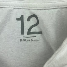 Load image into Gallery viewer, Girls Brilliant Basics, white cotton t-shirt / top, FUC, size 12,  