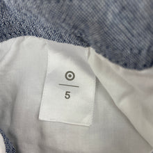 Load image into Gallery viewer, Boys Target, white cotton long sleeve shirt, dinosaur, GUC, size 5,  